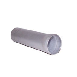 Verlengpijp voor inbouw-stofzuigcontact - aluminium - 15cm
