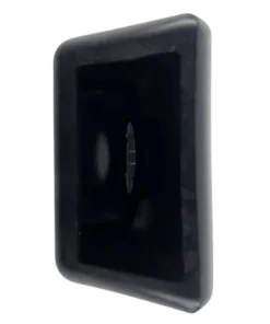 Gevel uitblaasrooster - zwart