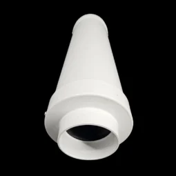 Geluiddemper - rond - wit - 51mm/2"