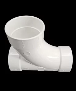 PVC T-stuk 90° getrokken - 51mm/2