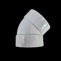 PVC elbow 45° sleeve-sleeve 51mm/2"