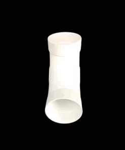 PVC Bocht 90° getrokken mof-mof 51mm/2