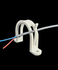 PVC Bevestigingszadel met klem - 51mm/2