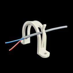 PVC Bevestigingszadel met klem - 51mm/2"
