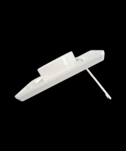 Uitblaasrooster voor op de gevel - EF - wit