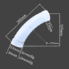 PVC bend - 45° - For Hide-a-Hose and Retraflex