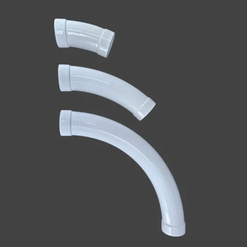 PVC bend - 45° - For Hide-a-Hose and Retraflex