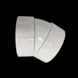 PVC elbow 30° - socket-sleeve - white