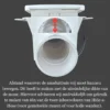 Hide-a-Hose Montageplatte - Hohlwand