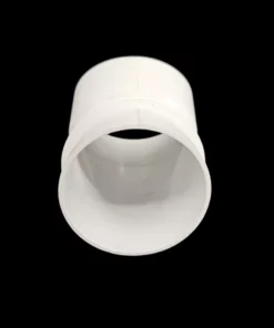 PVC Bocht 30° - spie-mof - wit