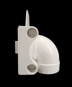 Inbouwdoos ES-contact i.c.m. een haakse flens bocht