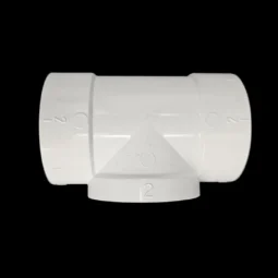 PVC tee 90° angled - flange - 51mm/2"