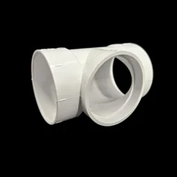 PVC tee 90° angled - flange - 51mm/2"
