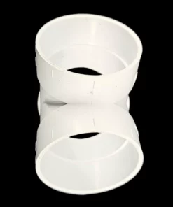 PVC Y-stuk - 45° - mof-mof-mof