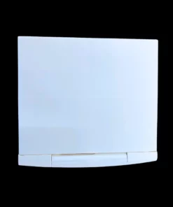 Opbouwcontact vierkant - pin jack - wit