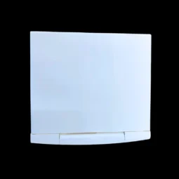 Opbouwcontact vierkant - pin jack - wit