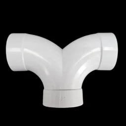 PVC Y-piece - 90° drawn - sleeve-sleeve-sleeve