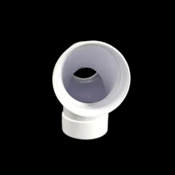 PVC Y-piece - 90° drawn - sleeve-sleeve-sleeve